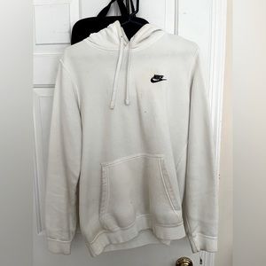White nike hoodie